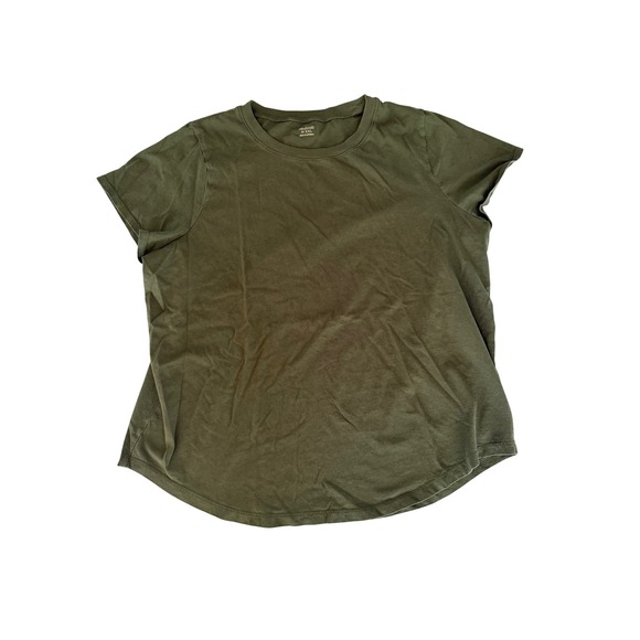 Madewell Tops - Madewell Whisper Cotton Crewneck Tee Olive Green Short Sleeve T-Shirt Womens XXL